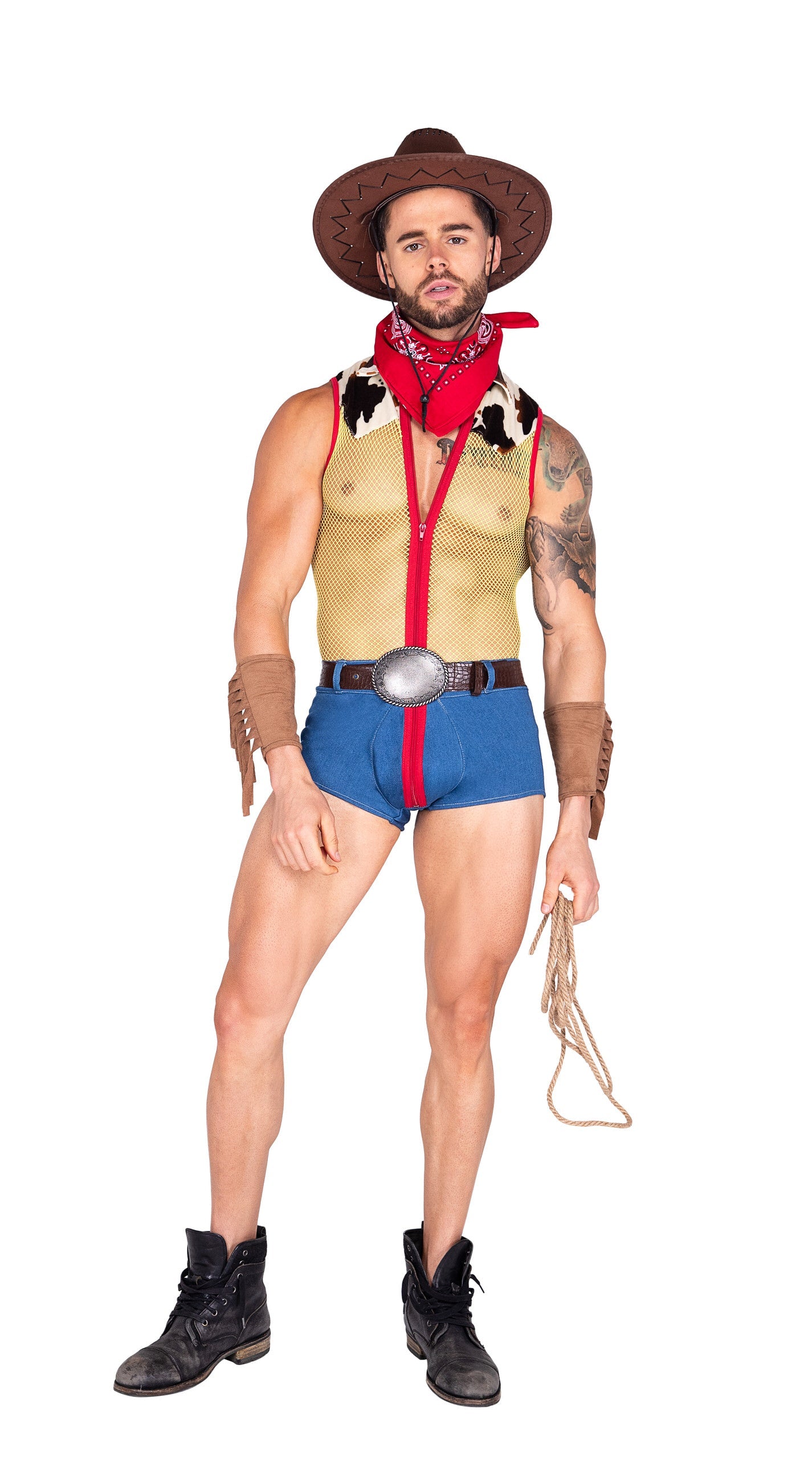 Playful Sheriff Mens Costume (4 pcs)