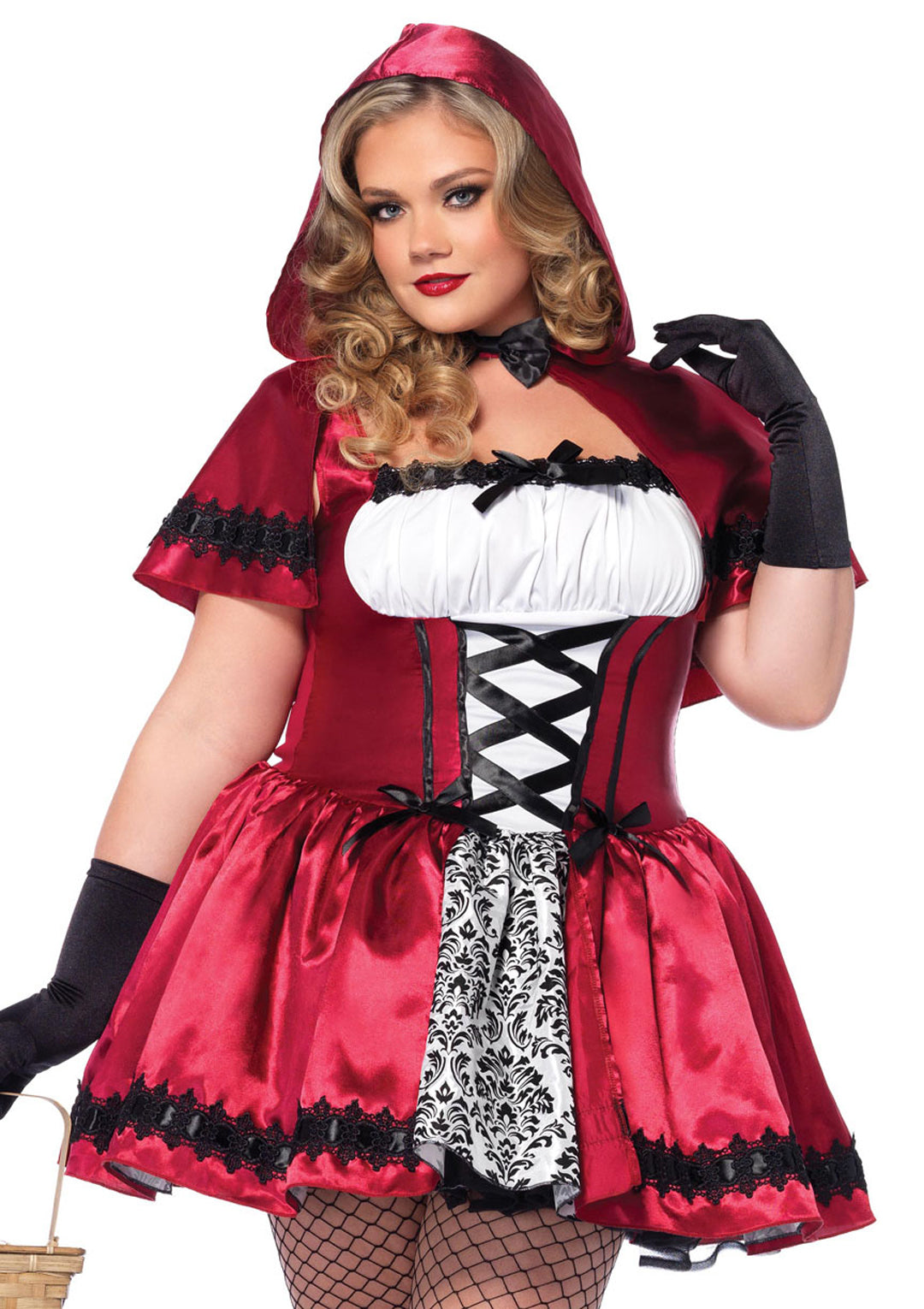 Plus Gothic Red Riding Hood (2pc)