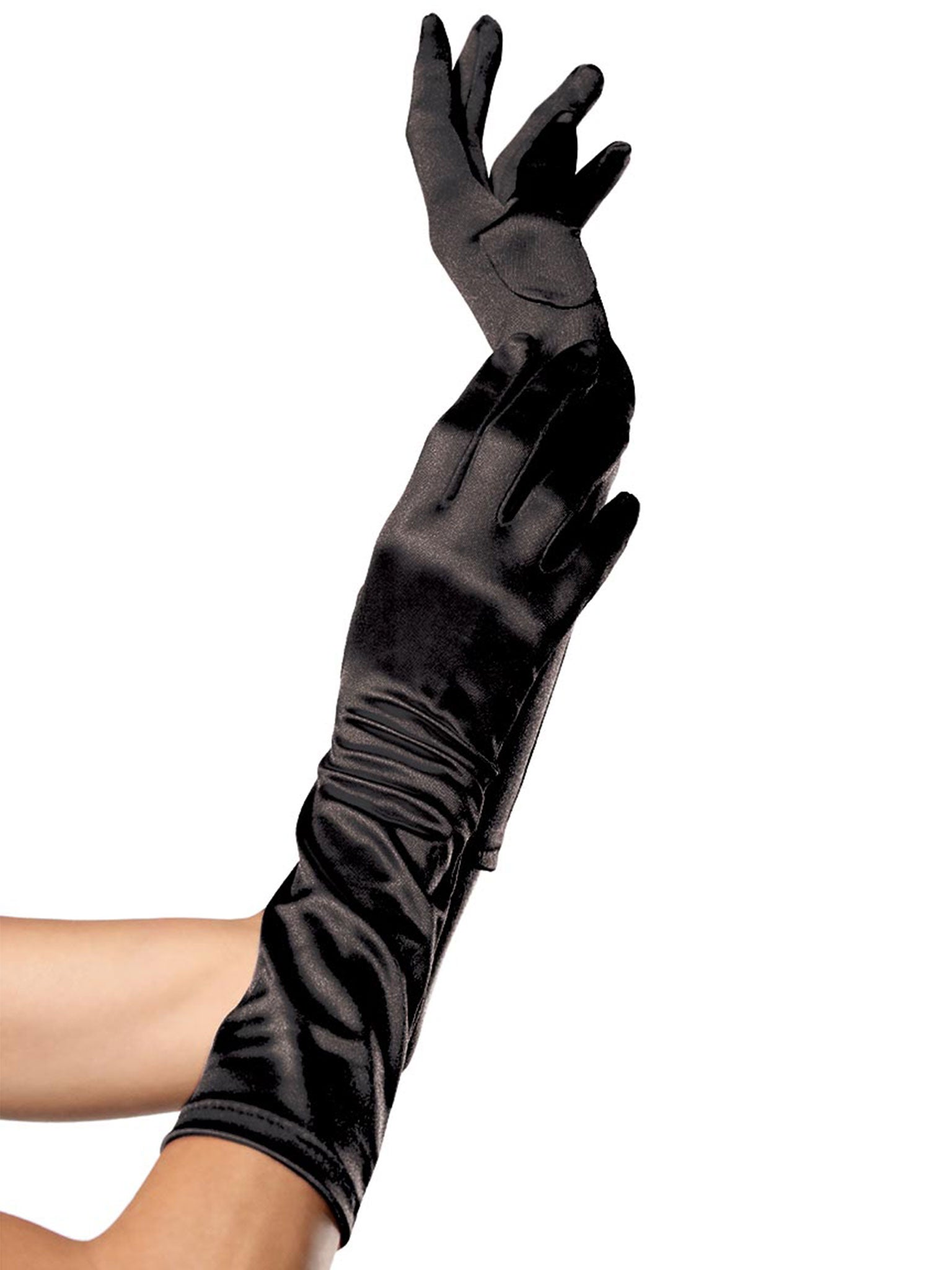 Elbow Length Satin Glove