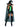 Glitter Moon Cape and Witch Hat Costume Set (2pc)