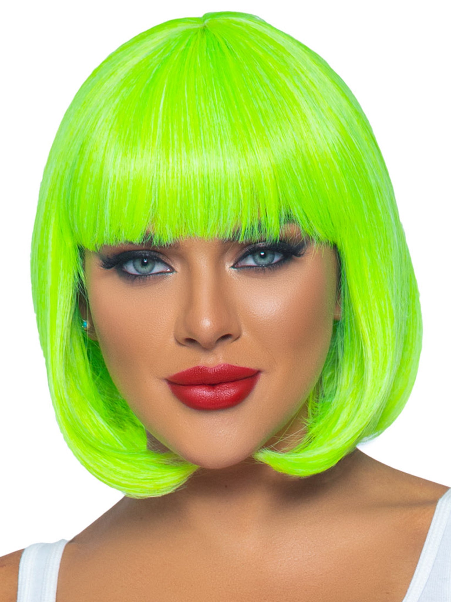 12" Neon short bob wig